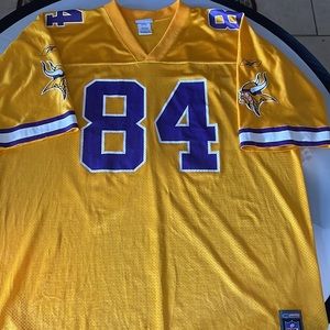 Minnesota Vikings Randy Moss 2XL Jersey NFL Reebok Retro Throwback